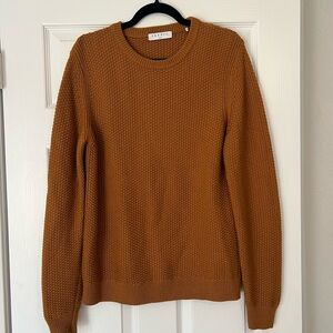 Sandro Mustard Knit Sweater
